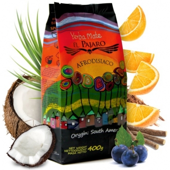 Yerba Mate Afrodisiaco 400 g El Pajaro